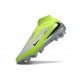 Nike Phantom 6 Elite Firm-Ground Soccer Cleats Gray Volt Black