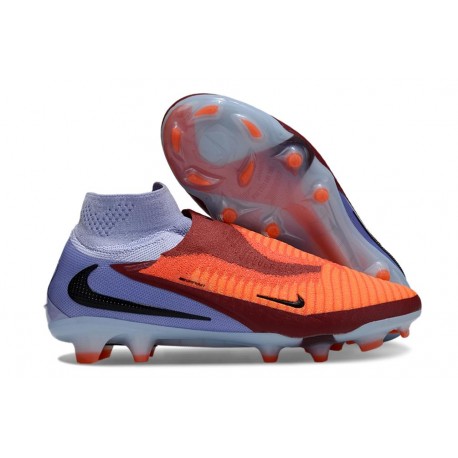 Nike Phantom 6 Elite Firm-Ground Soccer Cleats Royal Tint Bright Crimson Black