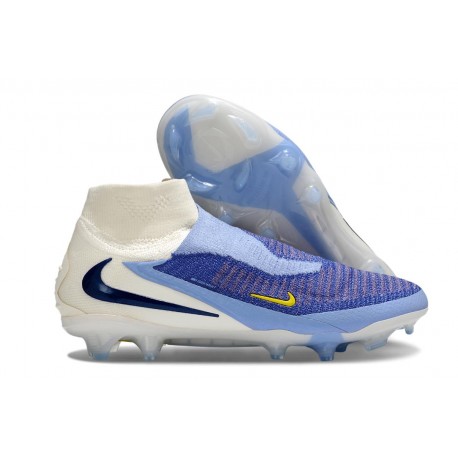 Nike Phantom 6 Elite Fg Soccer Cleats Racer Blue White Dark Obsidian