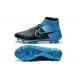 Nike High Top Magista Obra FG ACC Soccer Cleats Leather Black Blue