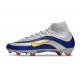 Nike Mercurial Superfly 10 Elite FG Silver Blue Yellow