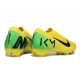 Nike Zoom Mercurial Vapor 16 Elite Firm Ground KM Yellow Green