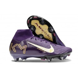 Nike Zoom Mercurial Superfly 10 Elite SG Pro X MBAPPE Grand Purple Pale Ivory