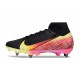 Nike Zoom Mercurial Superfly 10 Elite SG Pro Black Crimson Yellow Green