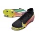 Nike Zoom Mercurial Superfly 10 Elite SG Pro Black Crimson Yellow Green