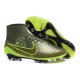 Nike High Top Magista Obra FG ACC Soccer Cleats Power Clash Green