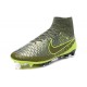 Nike High Top Magista Obra FG ACC Soccer Cleats Power Clash Green