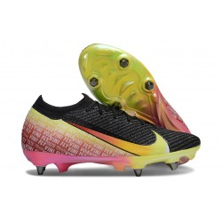 Nike Zoom Mercurial Vapor XVI Elite SG Pro Black Yellow Crimson Green