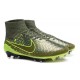 Nike High Top Magista Obra FG ACC Soccer Cleats Power Clash Green