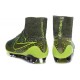 Nike High Top Magista Obra FG ACC Soccer Cleats Power Clash Green