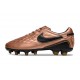 Nike Tiempo Legend X Elite FG Cleats R10 Gold Black