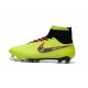 Nike High Top Magista Obra FG ACC Soccer Cleats Volt Black