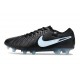 Nike Tiempo Legend X Elite FG Cleats Black Ice Blue