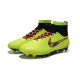 Nike High Top Magista Obra FG ACC Soccer Cleats Volt Black
