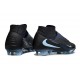 Nike Phantom 6 Elite High FG Shoes Black Blue