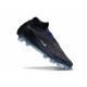Nike Phantom 6 Elite High FG Shoes Black Blue