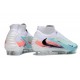 Nike Phantom 6 Elite High FG Shoes White Blue Orange