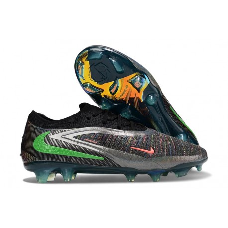 New Nike Phantom 6 Elite Low FG X EAFC Black Green Bright Crimson