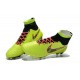 Nike High Top Magista Obra FG ACC Soccer Cleats Volt Black