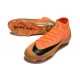 Nike Air Zoom Mercurial Superfly X Elite FG Orange Black Gold