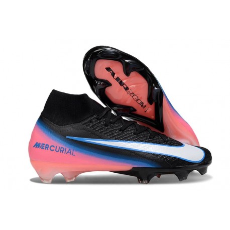 Nike Air Zoom Mercurial Superfly X Elite FG Black White Pink