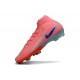 Nike Air Zoom Mercurial Superfly X Elite FG Pink Blue