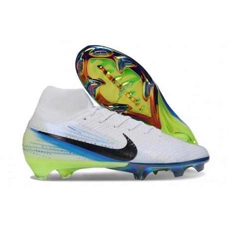 Nike Air Zoom Mercurial Superfly X Elite FG White Black Blue