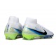 Nike Air Zoom Mercurial Superfly X Elite FG White Black Blue