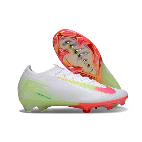 Nike Air Zoom Mercurial Vapor XVI Elite FG Cleats White Red Green