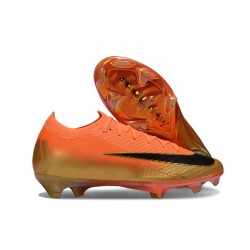 Nike Air Zoom Mercurial Vapor XVI Elite FG Cleats Orange Gold Black