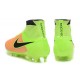 Nike High Top Magista Obra FG ACC Soccer Cleats Leather Yellow Black
