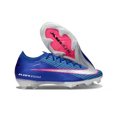 New Nike Zoom Mercurial Vapor 16 Elite FG Blue Pink Silver