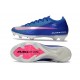 New Nike Zoom Mercurial Vapor 16 Elite FG Blue Pink Silver