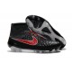 Nike High Top Magista Obra FG ACC Soccer Cleats Black Crimson