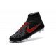 Nike High Top Magista Obra FG ACC Soccer Cleats Black Crimson