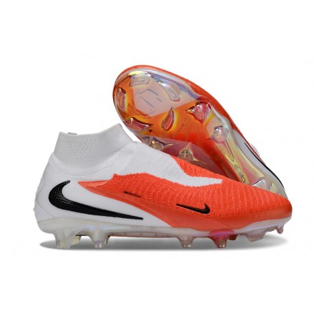 Nike Phantom 6 Elite High FG Shoes White Red Black