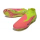 Nike Phantom 6 Elite High FG Shoes Pink Yellow