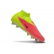 Nike Phantom 6 Elite High FG Shoes Pink Yellow