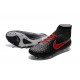 Nike High Top Magista Obra FG ACC Soccer Cleats Black Crimson