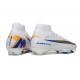 Nike Air Zoom Mercurial Superfly X Elite FG White Blue Gold