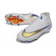 Nike Air Zoom Mercurial Superfly X Elite FG White Blue Gold