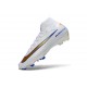 Nike Air Zoom Mercurial Superfly X Elite FG White Blue Gold