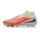 Nike Phantom 6 Elite High FG Shoes Crimson White Black