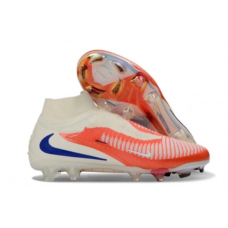 Nike Phantom 6 Elite High FG Shoes Crimson White Black