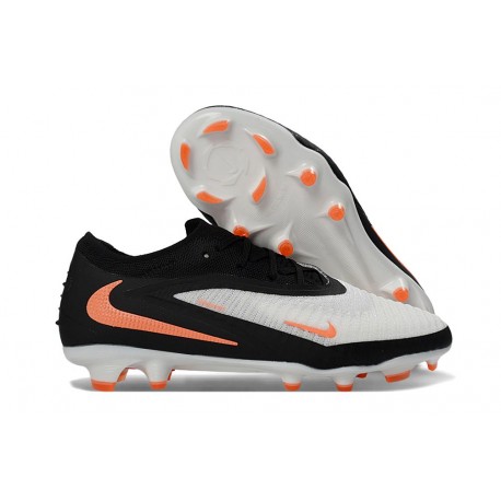 Nike Phantom 6 Elite Low FG Boot White Black Orange