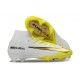 New Nike Mercurial Superfly 10 Elite FG Shoes White Gold Yellow