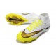 New Nike Mercurial Superfly 10 Elite FG Shoes White Gold Yellow