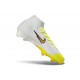 New Nike Mercurial Superfly 10 Elite FG Shoes White Gold Yellow