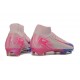 New Nike Mercurial Superfly 10 Elite FG Shoes Pink Blue