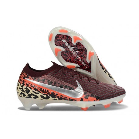 New Nike Zoom Mercurial Vapor 16 Elite FG Marron Silver Black